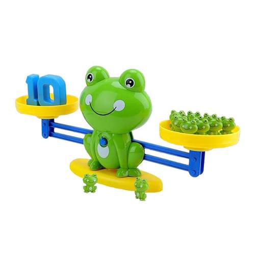 儿童青蛙数字天平秤称数学加减逻辑思维训练亲子互动游戏益智玩具