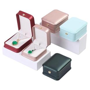 收腰皇冠PU手链吊坠项链礼盒送礼首饰高档饰品盒珠宝项链包装盒子