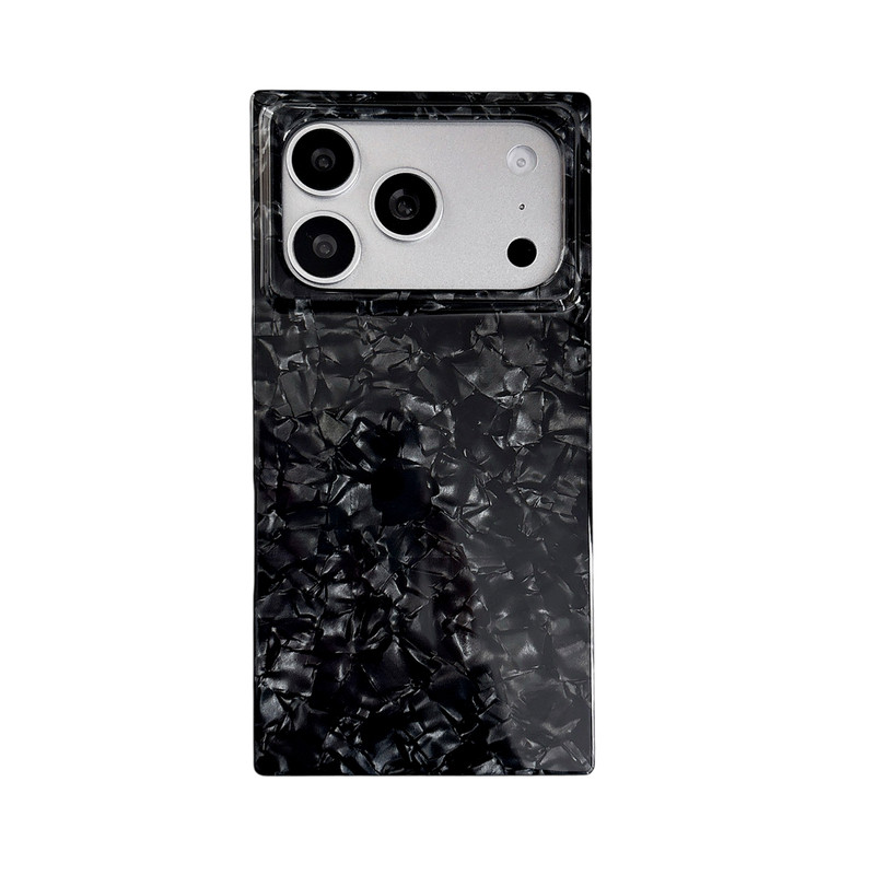 黑色大理石纹iPhone防摔手机壳
