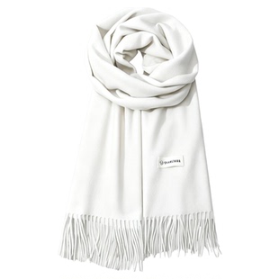 灰色高级感围巾女秋冬季新款纯色百搭仿羊绒披肩两用保暖围脖厚男