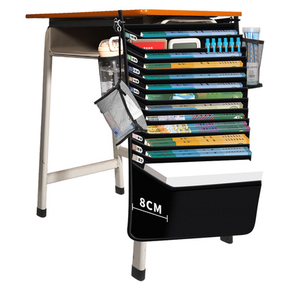 大容量挂书袋加厚学生课桌收纳袋