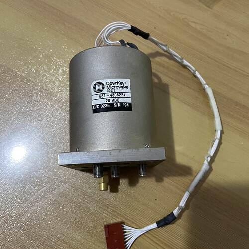 【请询价】DOWKEY射频波同轴开关 531-430822A 拆机包