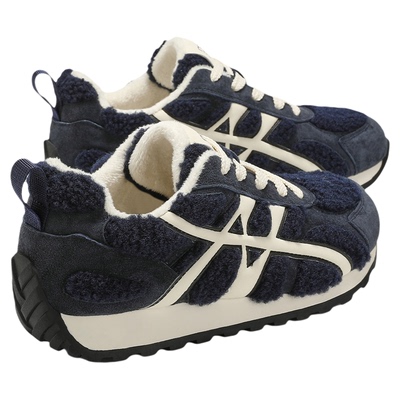 MILLIE S/妙丽加绒保暖德训鞋休闲风运动风轻职风冬季棉鞋学院风