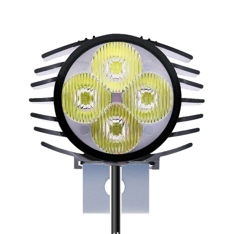 代驾车灯 超亮折叠电动车锂电车led大灯喇叭二合一强光48v60v通用