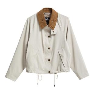 英国Barbour Sofie日版短款无蜡外套防水风衣夹克春秋风外套女士