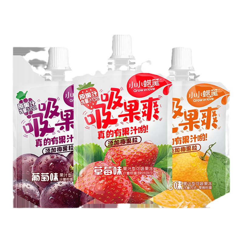 蜡笔小新80g吸吸果冻4口味
