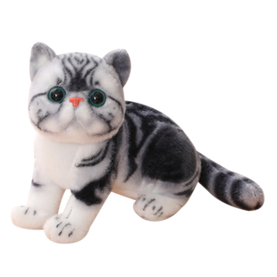 猫咪玩偶仿真毛绒玩具公仔小娃娃虎斑猫女孩儿童生日生日礼物猫猫