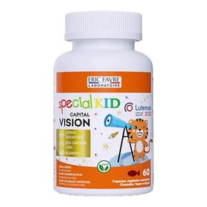 艾瑞可儿童叶黄素蓝光护眼学生维生素咀嚼型植物软胶囊 60粒/瓶