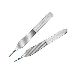 金钟整形镊不锈钢眼科爱迪生镊医用大肚镊12cm双眼皮镊子平镊有齿