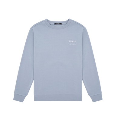 GUESS印花logo圆领套头卫衣