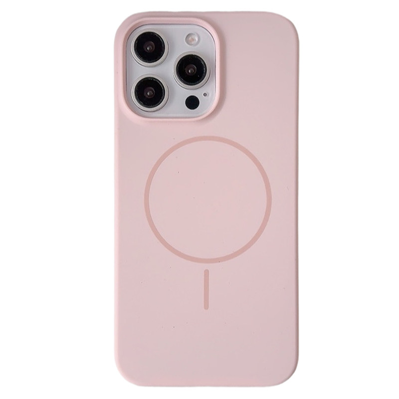 轻派纯色液态硅胶magsafe磁吸壳适用苹果17promax手机壳iphone16新款15pro女款14磨砂13简约12