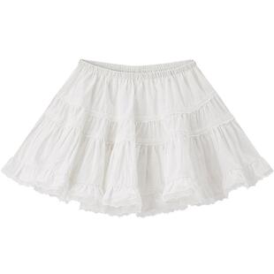 乐町初恋裙半裙女装春夏多层下摆蕾丝公主半身裙防走光芭蕾裙