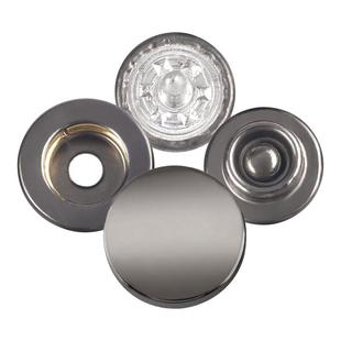 金属四合扣免缝按扣钉扣羽绒服扣子按压式纽扣衣服外套暗扣子母扣