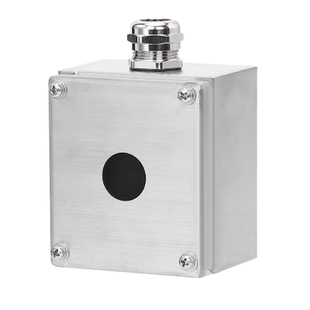 304不锈钢按钮开关盒12345孔防水防尘防腐三防配电箱接线盒操作柱