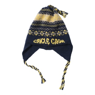CRICLE CAGE环洞 费尔岛羊毛民族冰岛提花复古保暖针织毛线帽