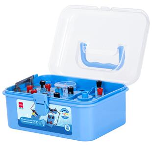 得力小学四年级科学小实验套装上下册小学生电路物理实验器材套装电灯泡实验箱电力电学实验盒儿童玩具全套