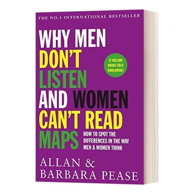 英文原版 Why Men Don't Listen & Women Can't Read Maps 为什么男人不听 女人不能阅读 英文版 进口英语原版书籍