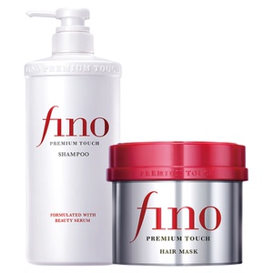 【曹颖甄选】fino芬浓浓厚美容液发膜230g+美容液洗发水550ml