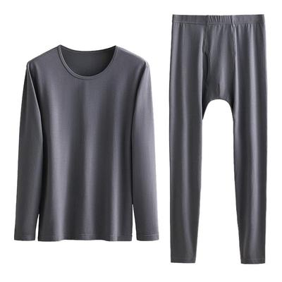 雅鹿纯棉秋衣秋裤男士套装