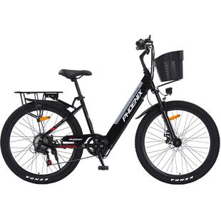 凤凰新款电动助力车锂电池长续航上班代步省力骑行智能电动自行车