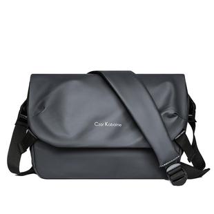 花花公子男士斜挎包男款胸包潮牌新款挎包大容量单肩包机能斜背包