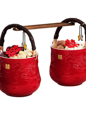 结婚子孙桶一对女方陪嫁妆用品