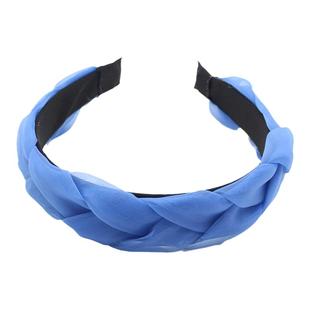 韩国东大门超仙甜美欧根纱麻花辫子发箍气质纯色蕾丝网红发卡女新