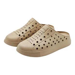 户外旅游包头拖native洞洞鞋厚底增高男鞋一脚蹬拖鞋凉鞋男生半拖