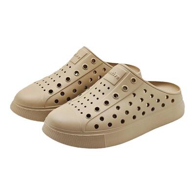 native半拖鞋洞洞鞋男款厚底凉鞋