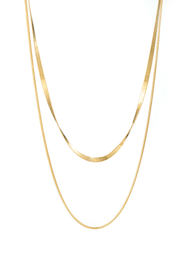 NININA项饰颈链ins扁蛇链送女友