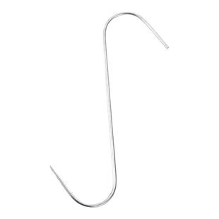 不锈钢晒腊肉的挂钩S形挂钩尖头勾子猪肉香肠烤鸭鱼加粗S钩大小号