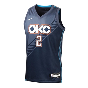 Nike耐克官方NBA雷霆亚历山大City Edition大童速干SW球衣篮球服