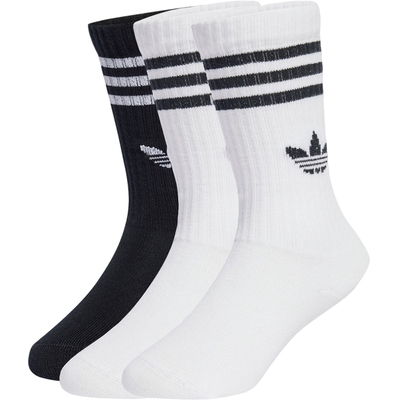 adidas阿迪达斯三叶草儿童CREW SOCK 3P休闲袜JZ7496