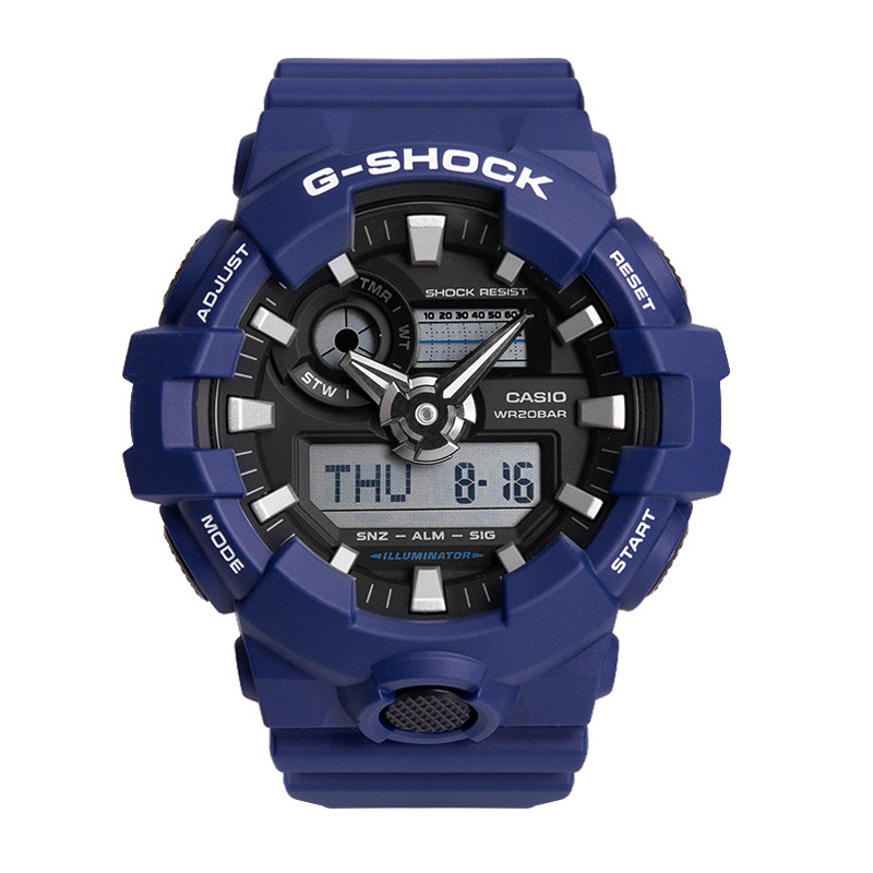 卡西欧g-shock限定款手表男女GA-700-1A系列运动防水大表盘手表男