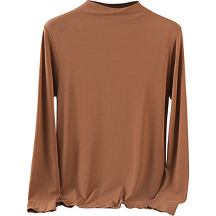 古今保暖内衣女2025秋冬新款半高领打底衫可外穿百搭防寒羊毛秋衣