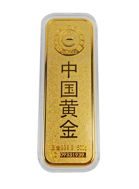 中国黄金铜镀金仿真中投黄金金条