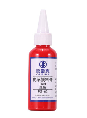皮革水性颜料膏皮具维修美容色浆