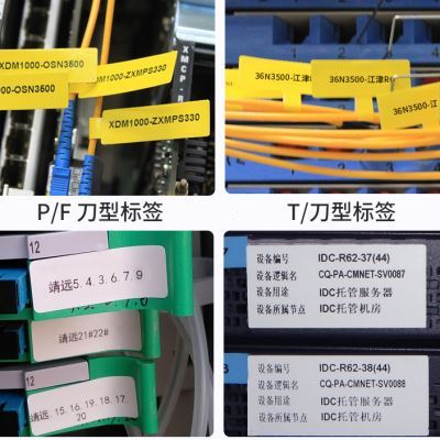 璞趣线缆标签打印机手持迷你通信网线机房电缆光纤打标工程标签机