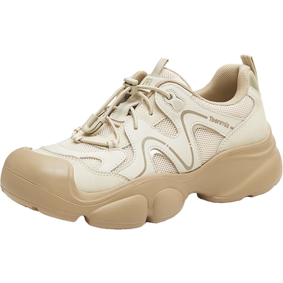 天美意复古厚底户外休闲鞋运动鞋女丑萌大头鞋秋季新款CKY36CM5