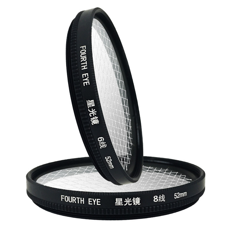 52mm手机夹子星光镜星芒镜
