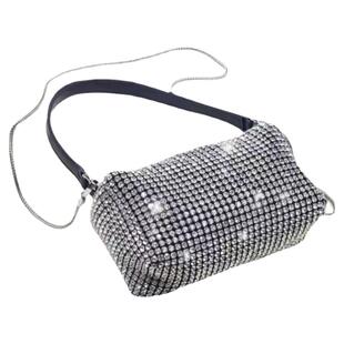 适用亚历li山大王包链水钻包链条配件链子斜挎肩带单买钻石蛇骨链