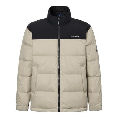 90鸭绒羽绒服中长款简约百搭工装