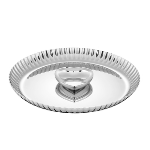 欧式不锈钢创意西餐托盘家用轻奢高端托盘茶杯收纳盘样板房摆件