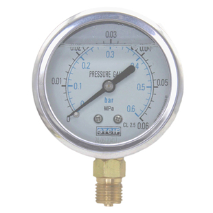 油压表液压防震YN-60耐震压力表上海天川牙0-0.6 1 1.6 2.5MPA