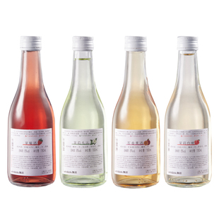 【爆浆鲜酿】鲜果发酵草莓酒茉莉白桃酒米酒女士低度微醺水果酒