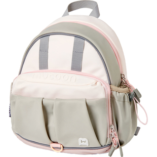 牧童儿童背包大容量女童休闲包拼色幼儿园双肩包男童户外学生书包