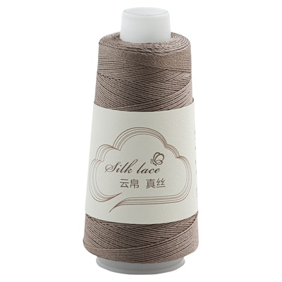 手工编织100%桑蚕丝棒针毛线