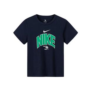 Nike 3brand童装儿童短袖男童T恤夏季2026新款运动T恤透气上衣潮