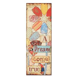 美式复古木质英文字母挂牌 咖啡厅装饰彩色木板画 庭院装饰