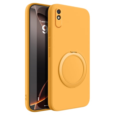 适用红米9A手机壳小米Redmi9新款保护套M2006C3LC液态硅胶支点壳带支架全包防摔老人M2004J19C红米九note外壳